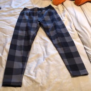 Girl legging Large (10/12) color:gray and black soft leggings